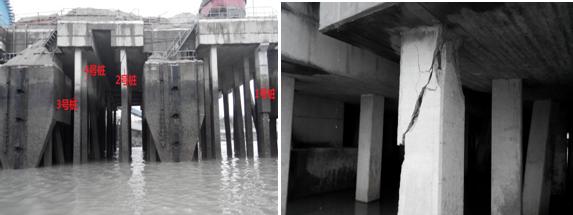 福建湄洲湾电煤码头桥桩损伤检测